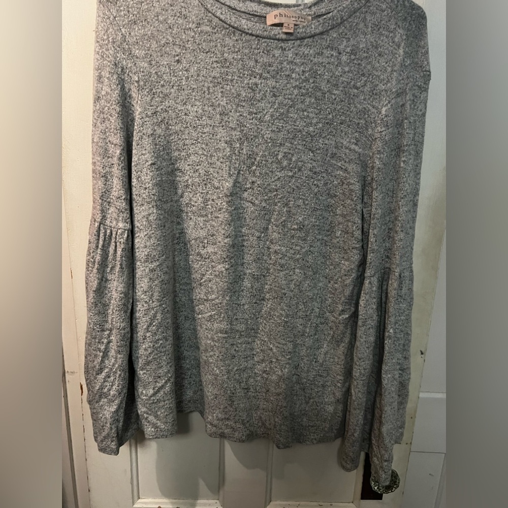 Grey Philosophy sweater